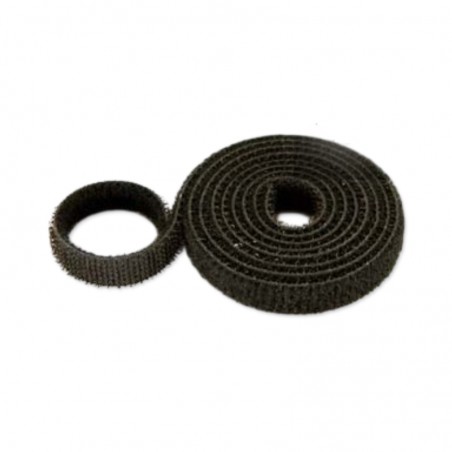 VELCRO DE DOBLE CARA 30mm NEGRO (Longitud 1000mm)
