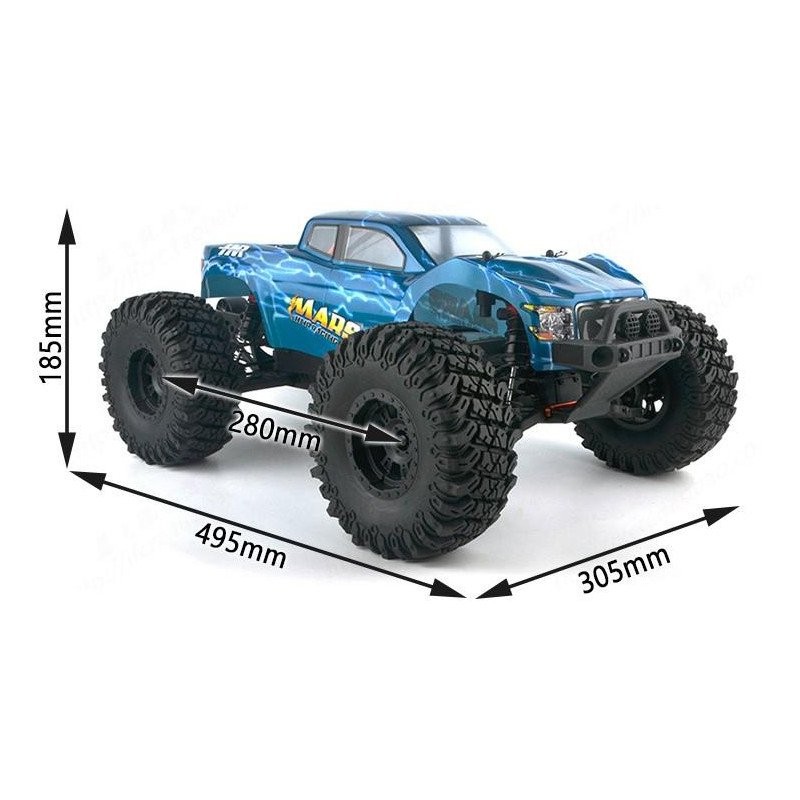 COCHE MARS BAJA 1/10BRUSHLESS 80A 3600KV
