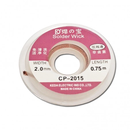 ROLLO ALAMBRE SOLDADURA ESTAÑO 2MMX750MM