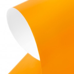 FILM ENTELADO NARANJA BRILLANTE KAVAN (Rollo de longitud 2m y ancho 60cm)