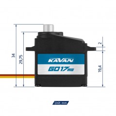 SERVO KAVAN GO-17MG (MINI)