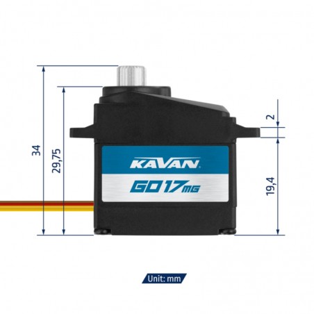 SERVO KAVAN GO-17MG (MINI)