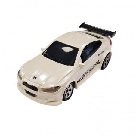 COCHE ELECTRICO 1/64 DRIFT RC CAR BLANCO