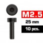 TORNILLO ALLEN CILINDRICO M2.5X25mm ULTIMATE (10 unidades)