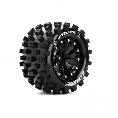 NEUMATICO CON LLANTA MONSTER 1/10 MT ROCK 2.8 (Para hexágono 12mm)