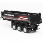 REMOLQUE BAÑERA HUINA SCANIA 1/18 NEGRO REMOLQUE BAÑERA HUINA SCANIA 1/18 NEGRO