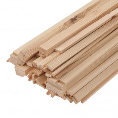 LISTON PINO 3X15mm (Longitud 1000mm)
