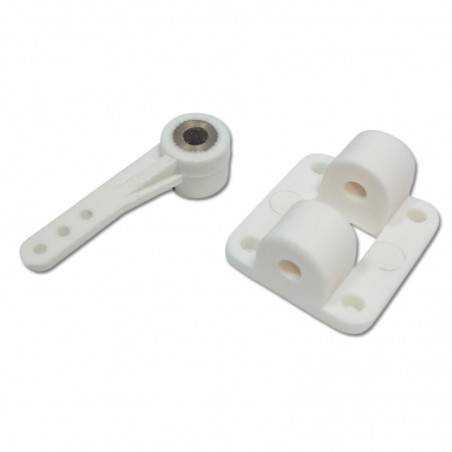 BRAZO DE MANDO CON SOPORTE CON BRAZO 30mm (Para eje 4mm)