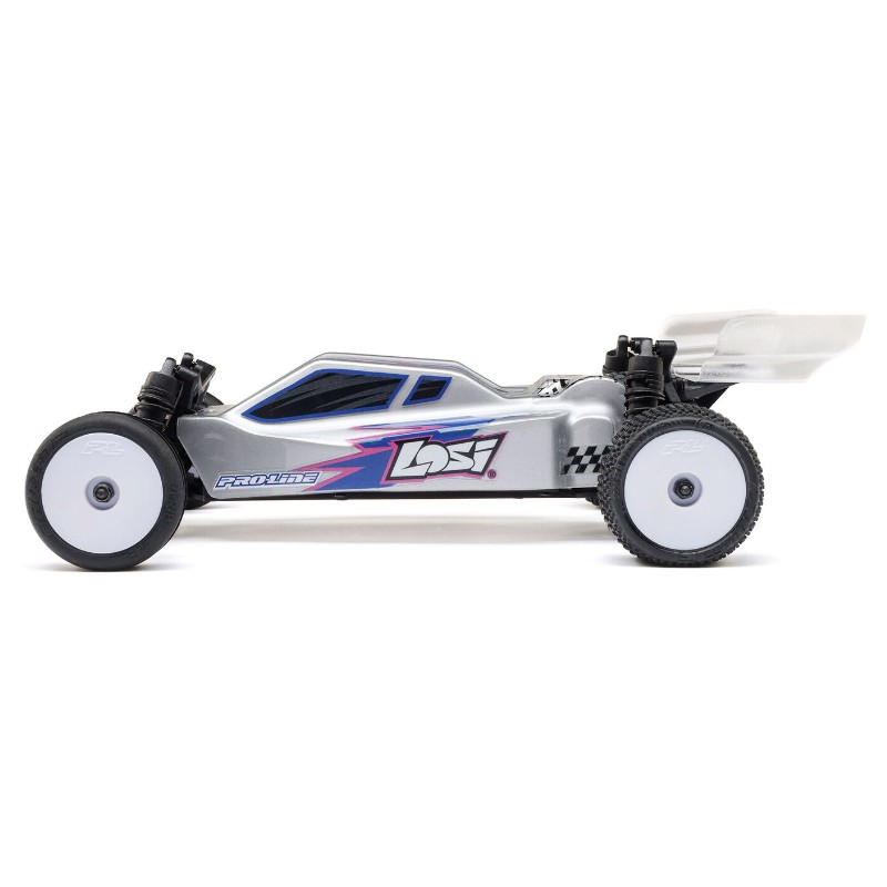 COCHE MICRO B PLATA LOSI (Incluye batería y cargador) COCHE MICRO B PLATA LOSI (Incluye batería y cargador)