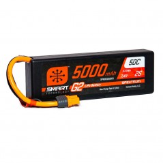 BATERIA 7.4V 5000mAh 2S 50C Smart LiPo G2 Hard Case: IC3