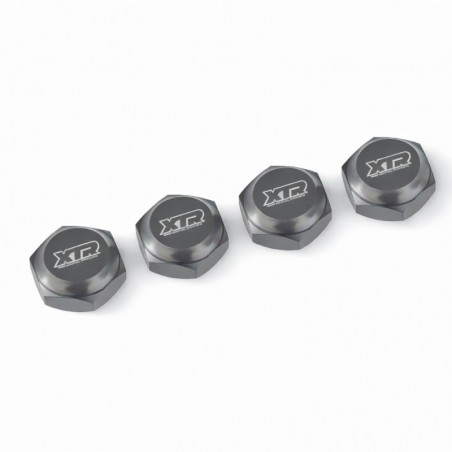 TUERCA DE FRENO M4 ALUMINIO GRIS XTR