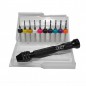 SET DE BROCAS HELICOIDALES (1.1mm a 2mm) CON MANGO XTR