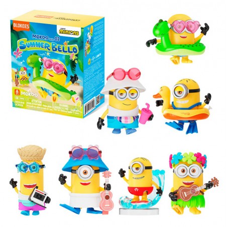 FIGURA CAJA SORPRESA MINIONS 02 MOKOO SERIES