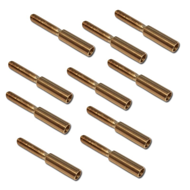 ADAPTADOR M3 LATON PARA VARILLA 2mm (10 unidades) ADAPTADOR M3 LATON PARA VARILLA 2mm (10 unidades)