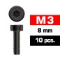 TORNILLO M3X8MM ACERO ALLEN (10 U) ULTIMATE