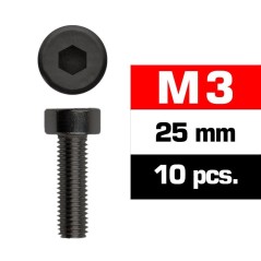 TORNILLO ALLEN CILINDRICO M3X25mm ULTIMATE (10 unidades)