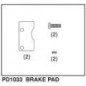 BRAKE PAD  TS-4