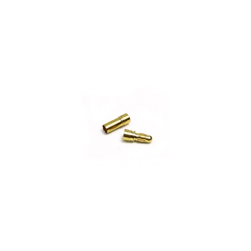 CONECTOR ORO 3.5MM PAREJA