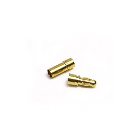 CONECTOR ORO 3.5MM PAREJA